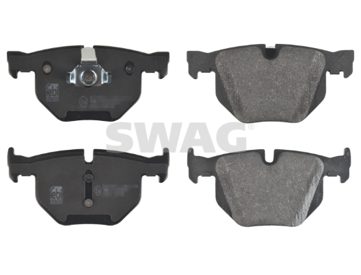 set placute frana,frana disc 20 91 6633 SWAG
